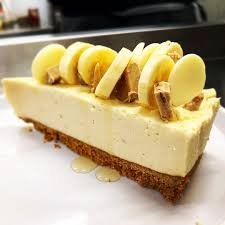 Banana White Chocolate Cheesecake
